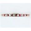 Image 1 : ETERNITY WEDDING BAND RUBYS DIAMONDS (61778)