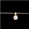 14k Gold Pearl Necklace Child/Teen (61978)