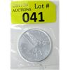 Image 1 : 1 Oz. .9999 Fine Silver 2015 Red Tailed Hawk Coin