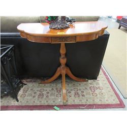 Vintage Petite Mahogany Hall Table