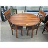 Image 1 : Condo Sized Drop Side Table & 2 Chairs