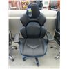Image 1 : Black and Blue Gaming Chair