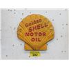 Image 1 : Cast Metal Shell 7" Clam Shell Sign