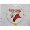 Image 1 : Cast Metal 9.5" Texaco Fire-Chief Sign