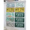 Image 1 : Ten 1970s Canadian License Plates