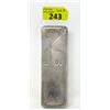 Image 1 : 50 Oz. Johnson Matthey .999+ Silver Loaf Bar