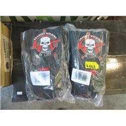 2 Bundles of 6 Pairs of Anarchy Welding Gloves