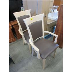 2 Dining Chairs with Arms