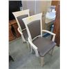 Image 1 : 2 Dining Chairs with Arms
