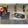 Image 1 : 4 New Black Stacked Wall Shelves - Angled Design