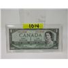 Image 1 : 1954 Canadian "Devil's Face" $1 Bill