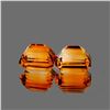 Image 2 : NATURAL GOLDEN ORANGE CITRINE PAIR [IF-VVS]