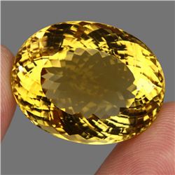 Natural Brazil Yellow Citrine 69.99 Cts - FL