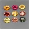 Image 1 : Natural  Fancy Color Sapphire  9Pcs/3.93Ct.