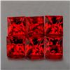 Image 1 : Natural AAA Princess Red Ruby 6 Pcs {Flawless-VVS}