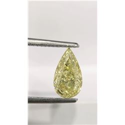 Natural Untreated Fancy Yellow Diamond 10.27 MM - GIA