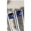 Image 4 : Natural Cushion Royal Blue Sapphire Pair 4.14 Cts