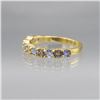 Image 2 : SPARKLING NATURAL VIOLET BLUE TANZANITE RING