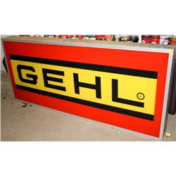 VINTAGE GEHL DEALERSHIP LIGHT UP SIGN- DIMENSIONS