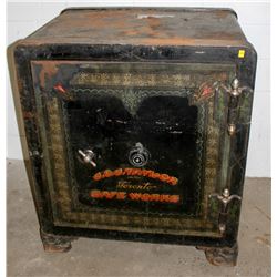 1870'S J &J TAYLOR SAFE W/ WORKING COMBINATION