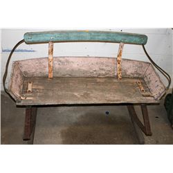 ANTIQUE ORIGINAL DIPLOMATE BUGGY SEAT