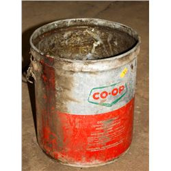 VINTAGE CO-OP GREASE PAIL
