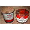Image 1 : LOT OF 2 RETRO ESSO IMPERIAL OIL PAILS; MP GREASE