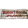 Image 1 : ANTIQUE  ROBIN HOOD FLOUR PORCELAIN ON METAL SIGN