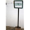 Image 1 : ANTIQUE "EXPRESS" LIGHT UP SIGN/ STAND