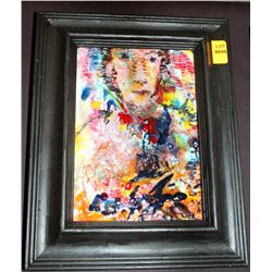 SHELLAC VARNISH APPLIED "DINNER JACKET" 7X5 FRAMED