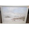 Image 1 : ORIGINAL ACRYLIC ON CANVAS WINTER PRAIRIE SCENE