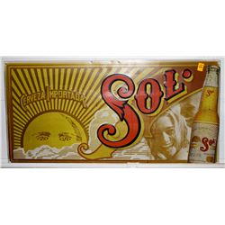 SOL BEER METAL SIGN