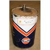 Image 1 : ANTIQUE GULF GEAR LUBE 5 GALLON PAIL