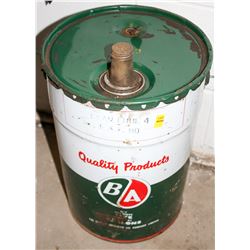 ANTIQUE B A GEAR LUBE 5 GALLON PAIL