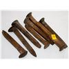 Image 1 : LOT OF 8 RAILROAD SPIKES