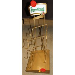 PILSNER URQUELL TABLE TOP BOTTLE DISPLAY STAND