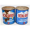 Image 1 : LOT OF 2 COLLECTIBLE ACKLANDS ANTIFREEZE TIN CANS