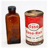 Image 1 : LOT OF 2 COLLECTIBLE TINS & BOTTLES; ESSO RAD &