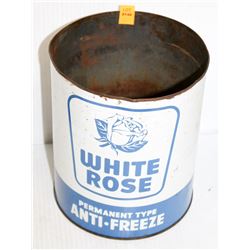WHITE ROSE COLLECTIBLE ANTI-FREEZE TIN