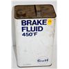 Image 1 : GULF COLLECTIBLE BRAKE FLUID TIN