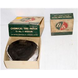 LOT OF B A CHEMICAL TIRE PATCH KIT & TUBE PATCH