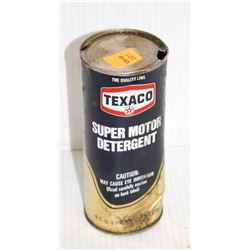TEXACO COLLECTIBLE SUPER MOTOR DETERGENT TIN