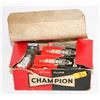Image 1 : BOX OF ASSORTED CHAMPION SPARKPLUGS; K-7 & D16