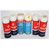 Image 1 : LOT OF 6 SPRAY CANS OF VINTAGE ATLAS ICE REMOVER