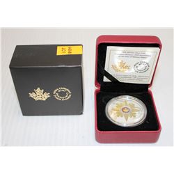 2018 $20 FINE SILVER COIN; CNDN HONOURS- 25TH