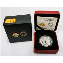 2014 $10 FINE SILVER COIN; "WAIT FOR ME, DADDY"