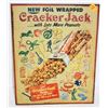 Image 1 : VINTAGE CRACKER JACK METAL SIGN