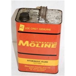 MINNEAPOLIS MOLINE COLLECTIBLE HYDRAULIC FLUID TIN