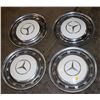 Image 1 : SET OF 4 ANTIQUE MERCEDES HUBCAPS