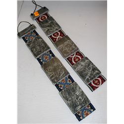 LOT OF 2 HANDMADE INDIGENOUS THEMED SOAPSTONE